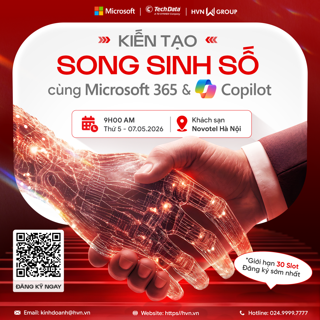 Offline Event: Kiến tạo Song sinh số cùng Microsoft 365 & Copilot